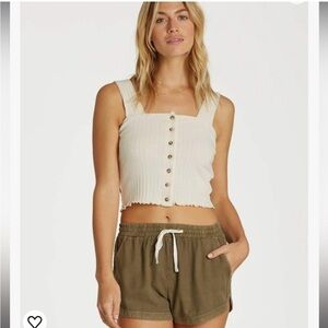 BILLABONG Road Trippin Womens Elastic Waist Shorts